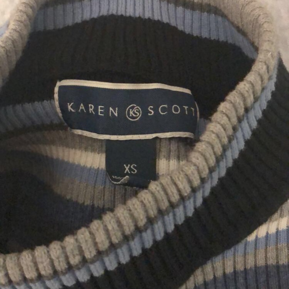 KAREN SCOTT Knitted Turtleneck Shirt - Picture 3 of 3